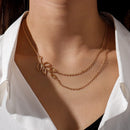 Silver Color Cross Necklaces &amp; Pendants for Women Choker Clavicle Chain Jewelry Femme Bijoux Collares