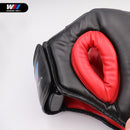 Free Shipping RED/BLACK Closed Type Boxing Head Guard/Sparring Helmet/MMA/Muay Thai Kickboxing Brace/Head Protection PU Material