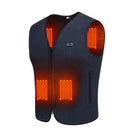 Winter USB Heated Vest 3-speed Adjustable Temperature Self-heating Vest Washable Sleeveless Heating Jacket for Outdoor Sport
