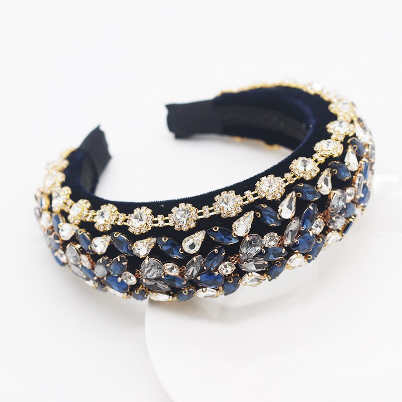 New European and American style Baroque full rhinestone ladies prom headband luxury heavy industry exquisite hair accessories832