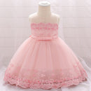 Toddler Girl Party Dresses Baby Dress For Girls 1 Year Birthday Princess Dress Christening Gown Infant Baptism Vestidos Clothes