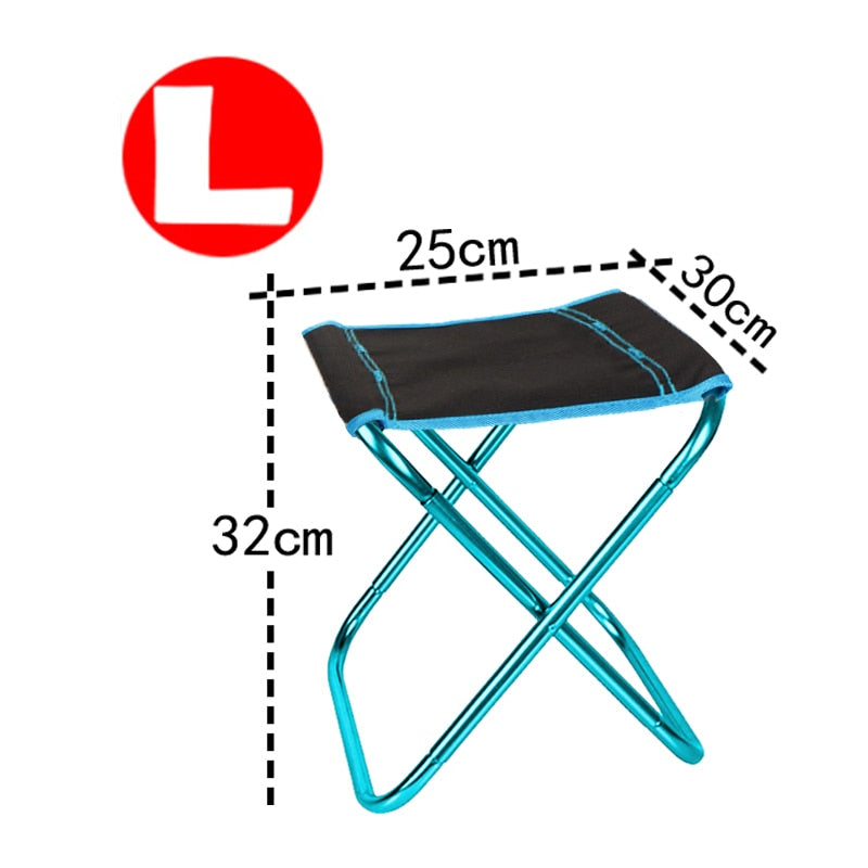 Detachable Portable Folding Chair Outdoor Camping Chairs Beach Fishing Chair Ultralight Travel Hiking Picnic Seat Outdoor Tools