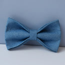 Kostenlose Gravur Schleife Hundehalsband Labrador Stier Bowknot Haustierhalsband Leine Riemen verstellbare Schnalle Zubehör französische Bulldogge Cowboy 01