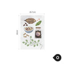 Nordic Hanging Wood Poster Calendar Hanger Frame Bread Fruit Posters Prints Wall Pictures for Home Living Room Kitchen Wall Art