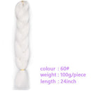 Black Star Hair Ombre Jumbo Extensiones de cabello trenzado Trenzas retorcidas de 24 pulgadas Fibra de cabello sintético para trenzado retorcido para mujeres