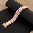 Resin Stainless Steel Strap Watchband for apple watch 5 band 44mm iwatch 42mm Series 5 4 3 2 Wrist Accessories loop 40m bracelet