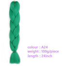 Black Star Hair Ombre Jumbo Extensiones de cabello trenzado Trenzas retorcidas de 24 pulgadas Fibra de cabello sintético para trenzado retorcido para mujeres