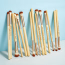 Jessup brushes 15pcs Bamboo makeup Brushes Delicate eye brochas maquillaje Professional Concealer Eyeshadow Eyeliner Beauty T137