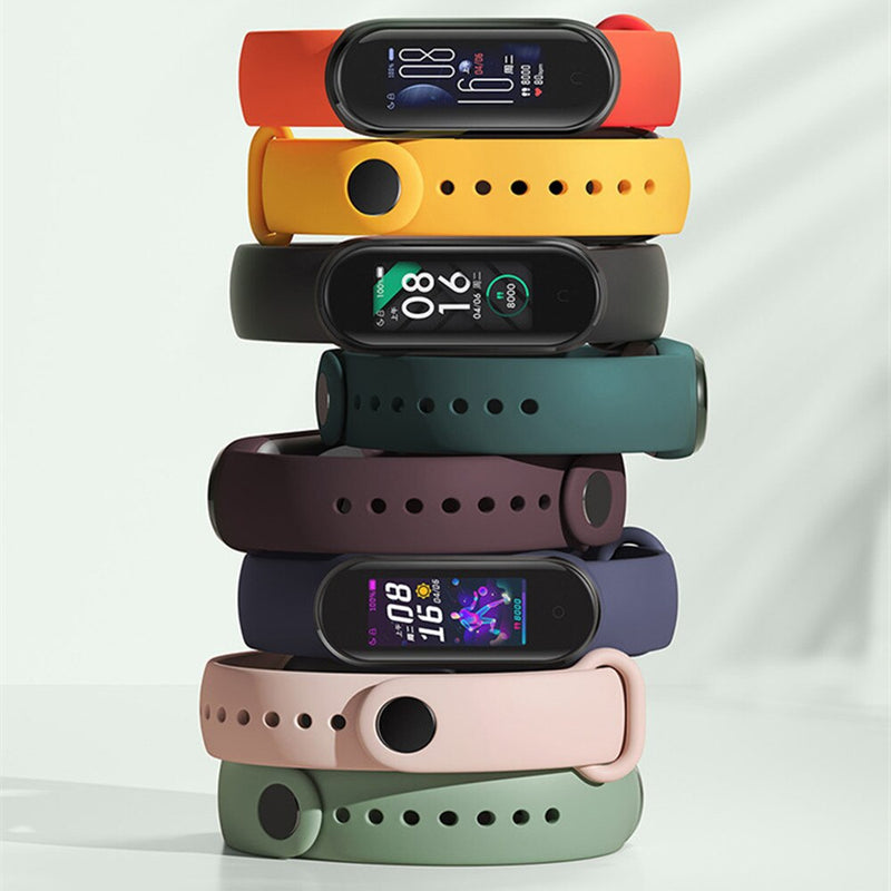 Für Xiaomi Mi Band 3 4 5 Strap Armband Zubehör Pulseira Miband Ersatz Silikon Wriststrap Smart Wrist für Mi Band 5 4