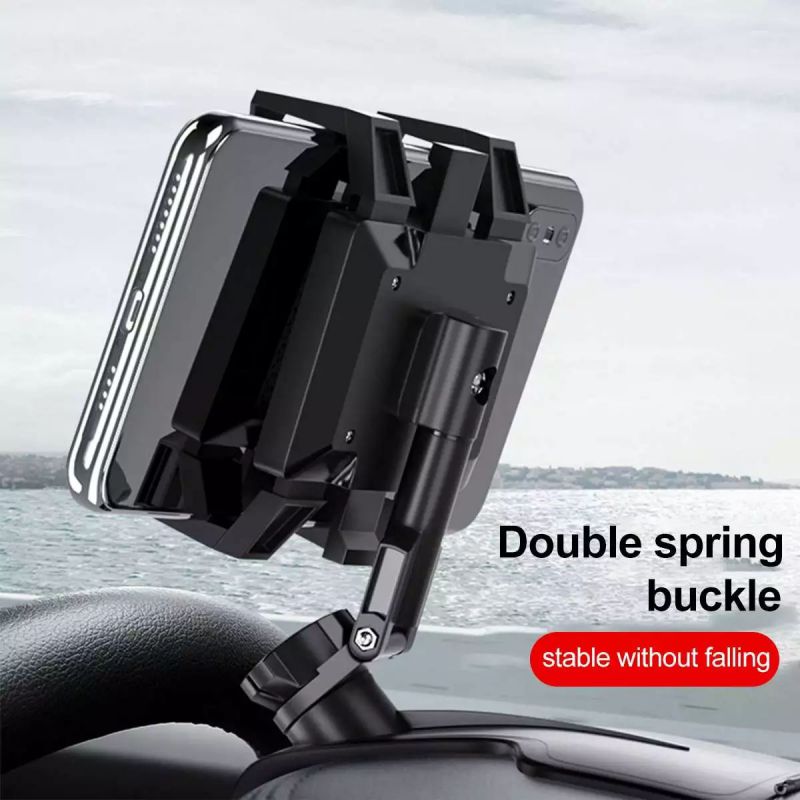 Universal Car Mobile Phone Bracket GPS Mount In Dashboard Rear View Mirror Sunshade Baffle Phone Holder Car supplies