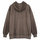 Hip Hop Streetwear Women Hoodies Goth Angel Dark Print Zipper Jacket Coat Harajuku Y2K Hooded Top Clothes Men Women Punk Outwear