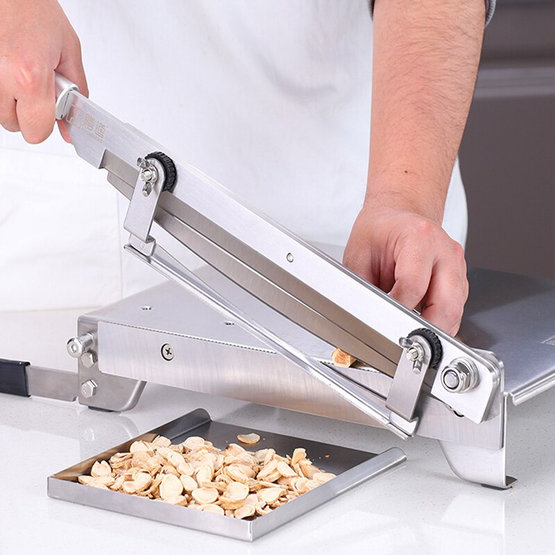 13.5 Inch Bone Cutting Machine Stainless Steel Bone Cutter Machine Chicken Fish Meat Slicer for Home Commercial