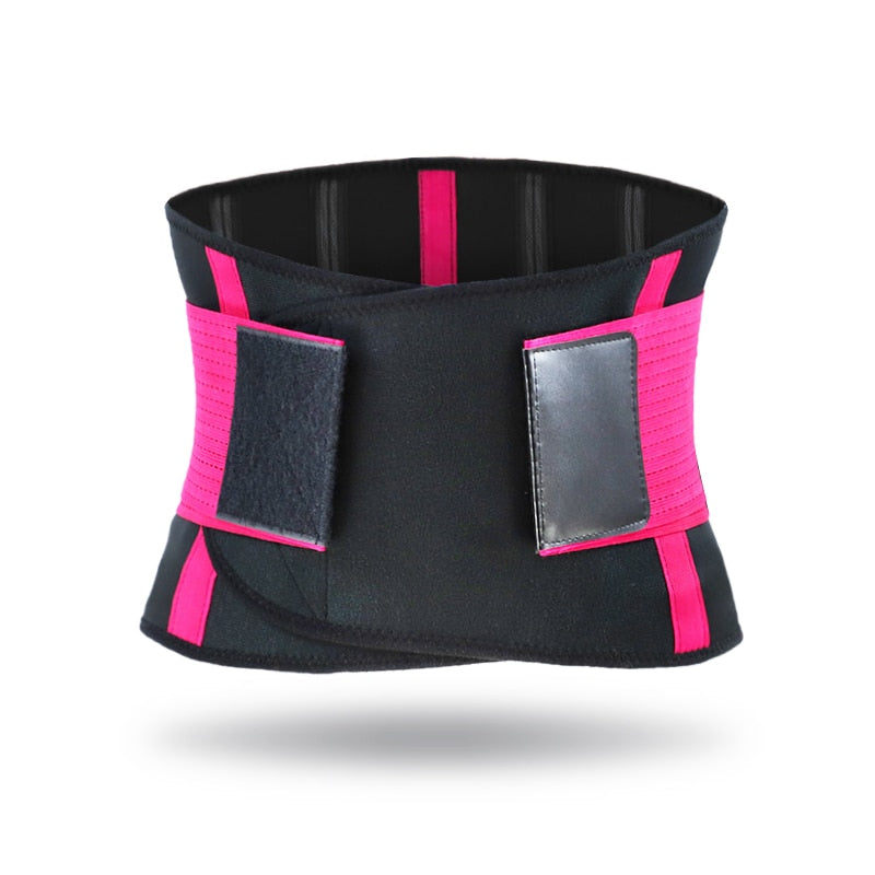 Adjustable Waist Back Support Waist Trainer Trimmer Belt Sweat Utility Belt for Sport Gym Fitness Weightlifting Tummy Slim Belts