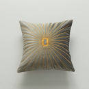 Solid Velvet Cushion Cover Embroidery Durable Home Decorative  Pillow Cover for Home Sofa Bed 45x45cm