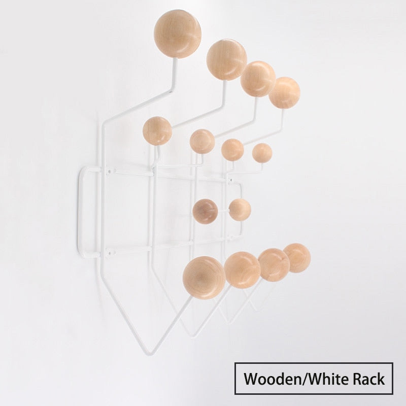 Multicolor Hange Möbel Kleiderbügel Ball Rack Milti-Zweck Haken für Wandverzierungen für Kindergeschenk Metallbeutel Dekor.