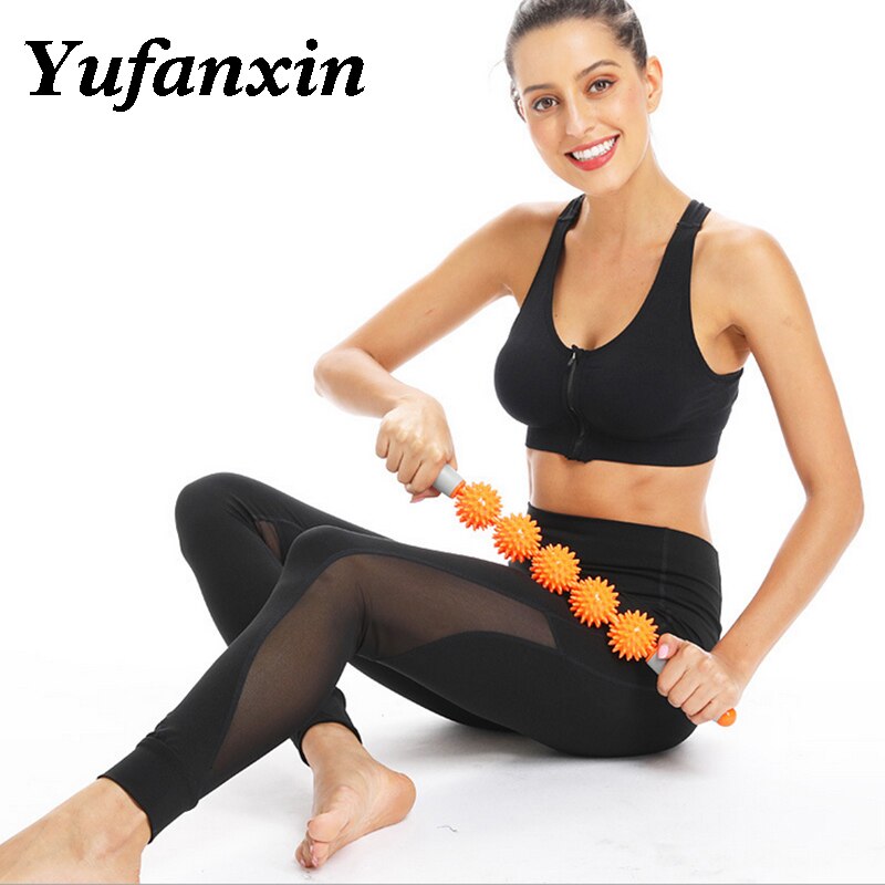 Gym Muscle Massage Roller Yoga Stick Body Massage Leg Arm Relax Tool Fitness Yoga Muscle Roller Sticks Free shipping