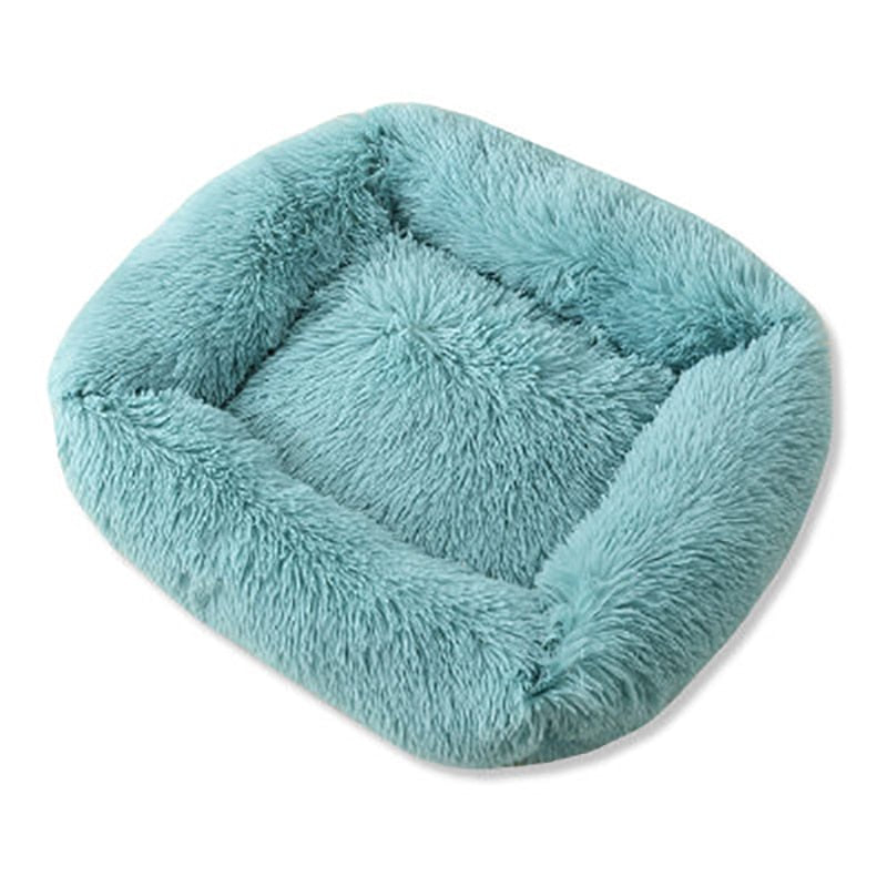 Square Super Soft Dog Bed Warm Plush Cat Mat Dog Beds For Large Dogs Puppy Bed House Nest Cushion Pet Product Accessories