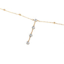 Strass Quaste Körperkette Sexy Strand Gold Silber Farbe Hochzeit Zubehör BH Kreuz Körperkette Schmuck für Frauen