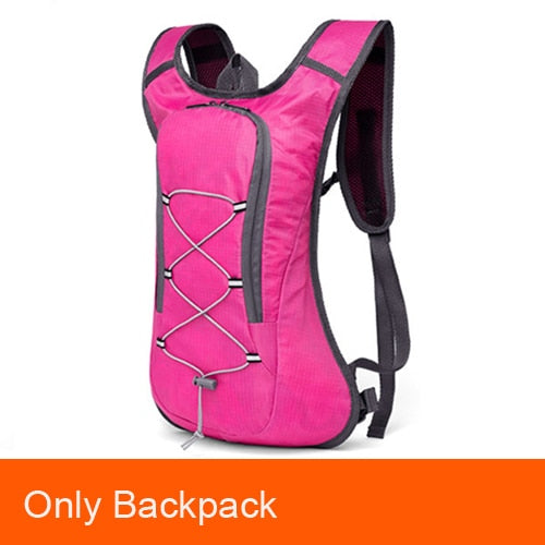 Breathable Ultralight Bicycle Backpack Running Vest Bag Cycling Marathon Portable Hydration Pack Bag option 3L Water Bladder