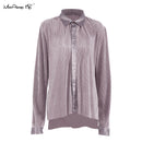 Mnealways18 Beige Pleated Wide Leg Pants Womens Pants Fashion 2022 Casual Loose Trousers Office Lady Elegant Long Palazzo Pants