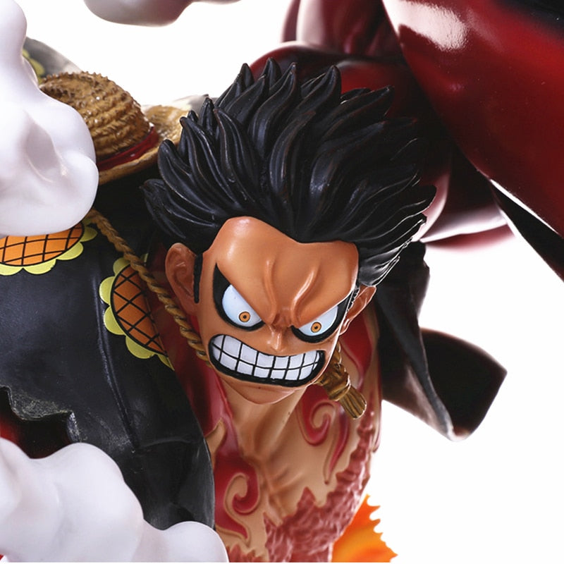 25 CM One Piece Gear Cuarto Luffy Figura Serpiente Hombre Luffy PVC Mono D Luffy Gear 4 Estatua Colección Juguete