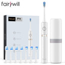 Fairywill Electric Toothbrush P11 E11 2056 T9  Ultra-Sonic Power Whitening Toothbrush with 5 Modes Wireless Charging Smart Timer