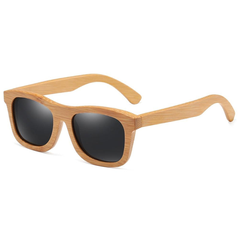 GM Natural Wooden Sunglasses Handmade Polarized Mirror Fashion Bamboo Eyewear sport glasses S1725