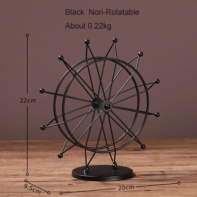 Home Decoration Crafts Accessories Simple Modern Room TV Cabinet Wine Cabinet Decoration Rotating Ferris Wheel Small Decorations