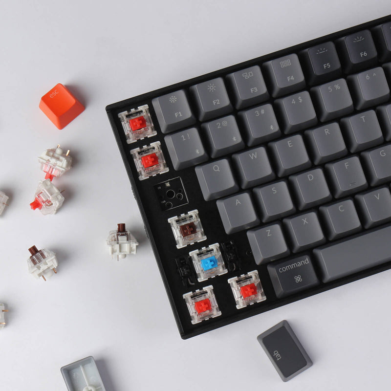 Keychron K4 G V2 Bluetooth Wireless Mechanical Keyboard W/ White Backlight Hot-Swappable Switch Wired USB Gaming Keyboard