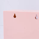 MINKYS Kawaii White/Pink 9 Grid ABS Drawer Desktop Organizer Desk Storage Box Free Sticker School Stationery Accessories