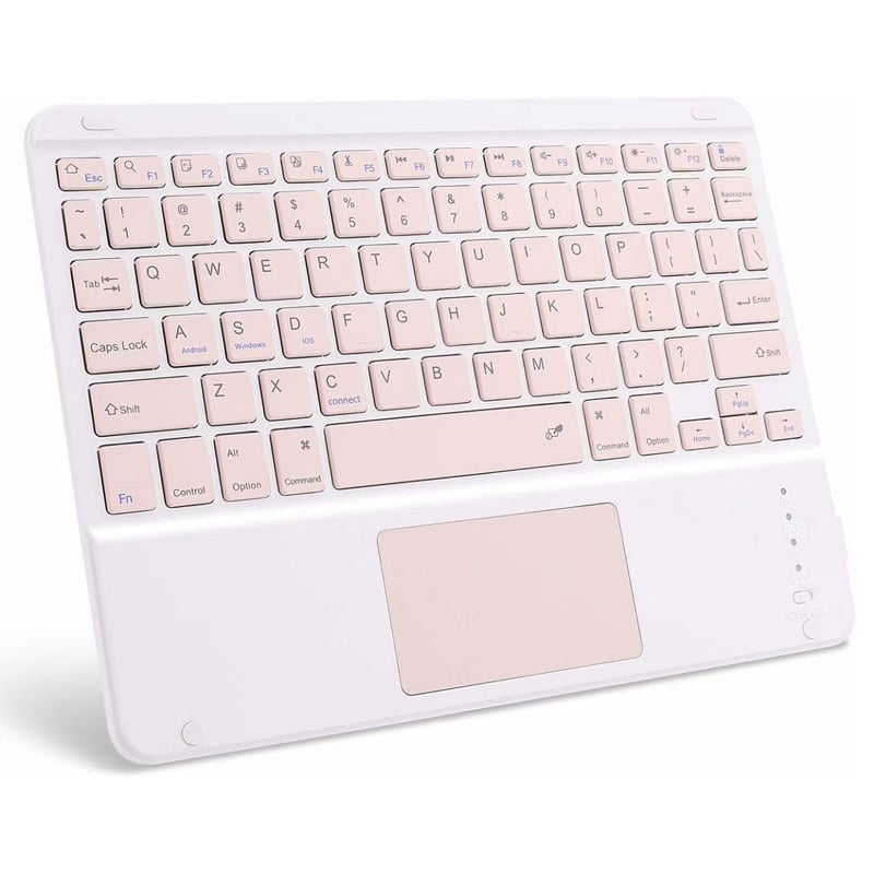 Bluetooth-compatible Keyboard For Android Windows System Tablet Laptop Wireless With Touchpad For ipad Huawei Lenovo Sansumg Tab