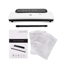 Electric Vacuum Food Sealing Automatic Commercial 220V Household Food Vacuum Sealer Packaging Machine Include 10Pcs Packing Bags