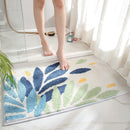 Ganzjährig weicher, rutschfester Badezimmer-Teppich mit Regenbogen-Print, Türöffnung, wasserabsorbierend, Badematte, Heimdekoration, Bodenteppich, Duschraummatten