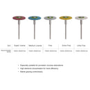 1 PC Azdent Dental (HP) 26mm Rubber Diamond Polisher Wheel Disc for Zirconia Porcelain Restorations