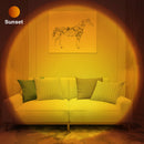 Sunset Projection Lamp,USB Port 180° Rotation LED Projector Lamp,For Bedroom  Selfie Atmosphere Creation