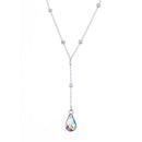 LIKGREAT Celtics Knot Wicca Triquetra Pendant Necklace Pearl Crystal Rhinestone Chain Choker Necklaces for Women Vintage Jewelry