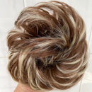 Tinashe Beauty banda elástica con cabello desordenado moño Scrunchy Chignon con banda elástica Messi postizos Donut para mujeres y niños