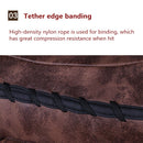 Saco de boxeo de cuero PU, almohadillas de boxeo, escudo, Karate, TKD, almohadilla de enfoque para el pie, bolsa de arena, herramienta de entrenamiento de Fitness