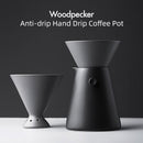 2021 New Design Household Hand Drip Coffee Set with Filter V60 Drip Brewing Device Ceramic Material 650ml Sharing Coffee Pot