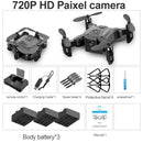 New Mini Drone V2 1080P HD Camera WiFi Fpv Air Pressure Altitude Hold Foldable Quadcopter RC Drone Kid Toy GIft