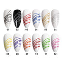 Beautilux Nail Art Design Gel Kit Without Sticky Layer Painting Carving Sculpturing Spider Lining UV LED Maincure Set With Brush