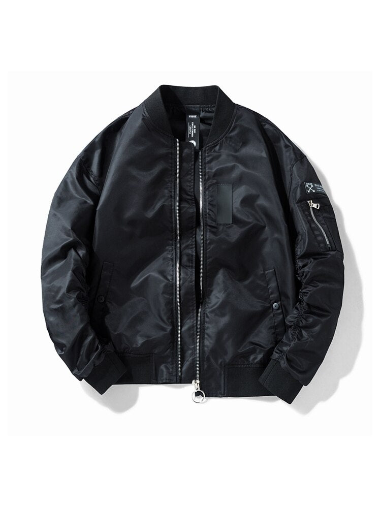 Classic Ma1 Bomber jacket Men Plus size Flight Pilot Baseball jackets Male Military Coat Couple Streetwear veste homme