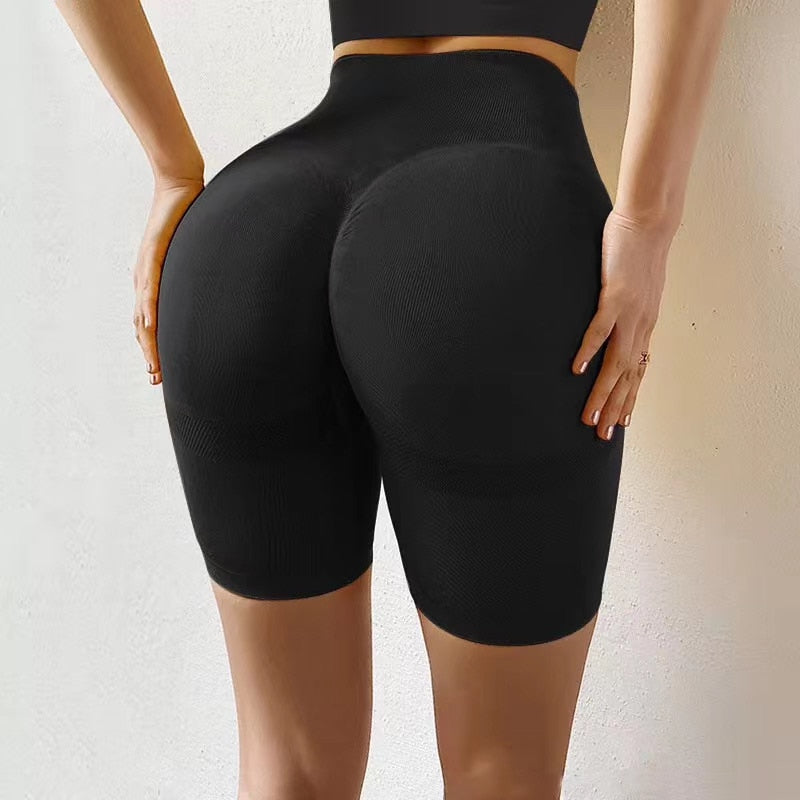 SOISOU New Yoga Pants Tights Women Seamless Leggings Sport Women Fitness High Waist Push UP Sport Shorts Nylon Legings For Women
