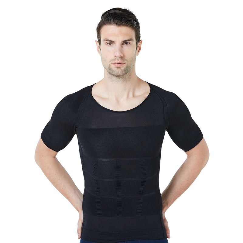 2021 Herren Shapewear Cooling T-Shirt Compression Body Shaper