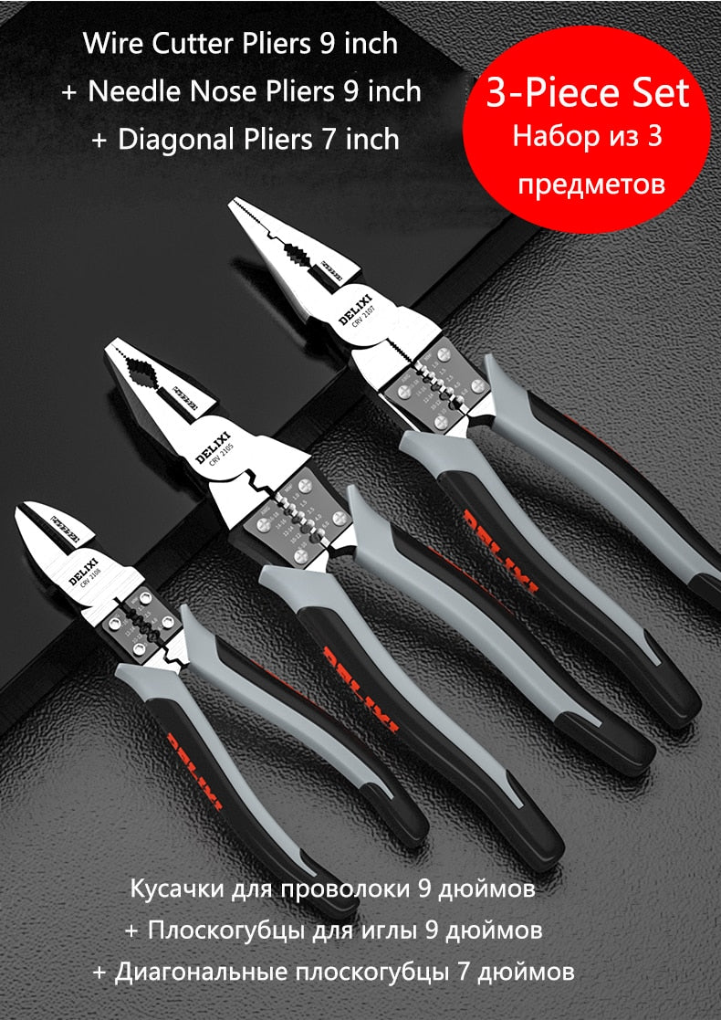 Multifunctional Universal Diagonal Pliers Needle Nose Pliers Hardware Tools Universal Wire Cutters Electrician