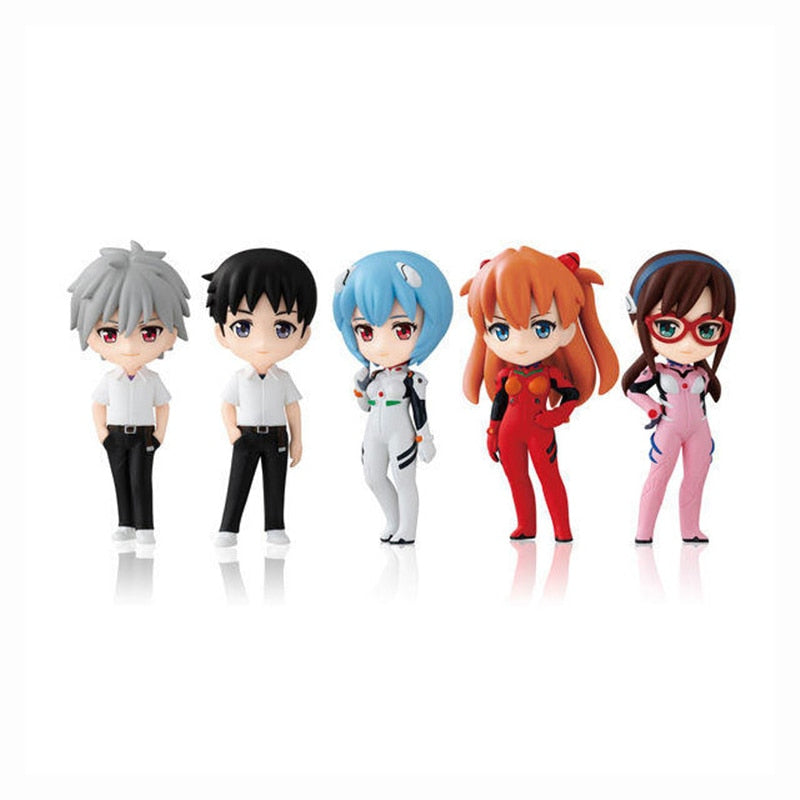 Original EVA Gashapon Anime Action Figure Toys You Can Advance 2:22 Nagisa Ayanami Rei Asuka Langley Makinami PVC ABS Toy Dolls