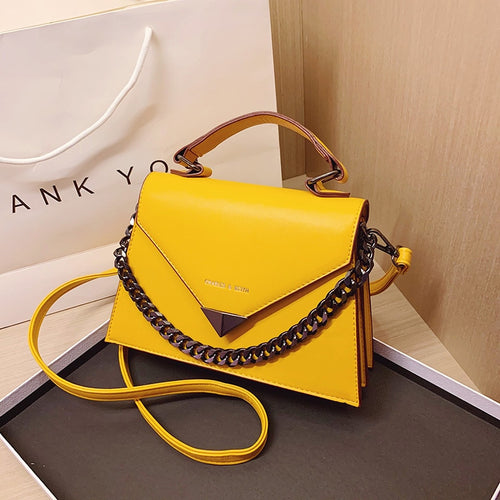 Neue Feste Leder Umhängetaschen Für Frauen 2021 Neue Kette Luxus Design Handtaschen Damen Messenger Umhängetaschen Weibliche Geldbörsen