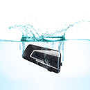 HEROBIKER 2 Sets 1200M BT Casco de motocicleta Intercomunicador Impermeable Inalámbrico Bluetooth Moto Auriculares Interphone Radio FM para 2 paseos