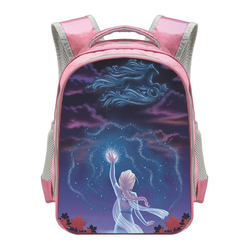 ¡Novedad de 2020! Mochila escolar de Frozen Elsa para niñas de alta calidad, mochilas escolares de princesas de Disney para niños, mochilas escolares para niñas y bebés