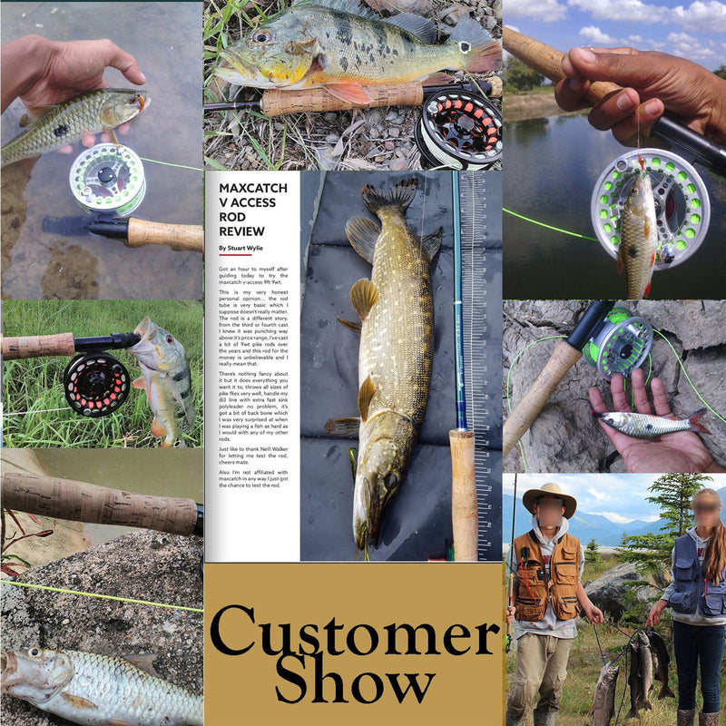 Maximumcatch 3/4/5/6/7/8/9/10/12 Fly Fishing Rod Fly Fishing Rod Fast Action With Cordura Tube Carbon Fly Rod